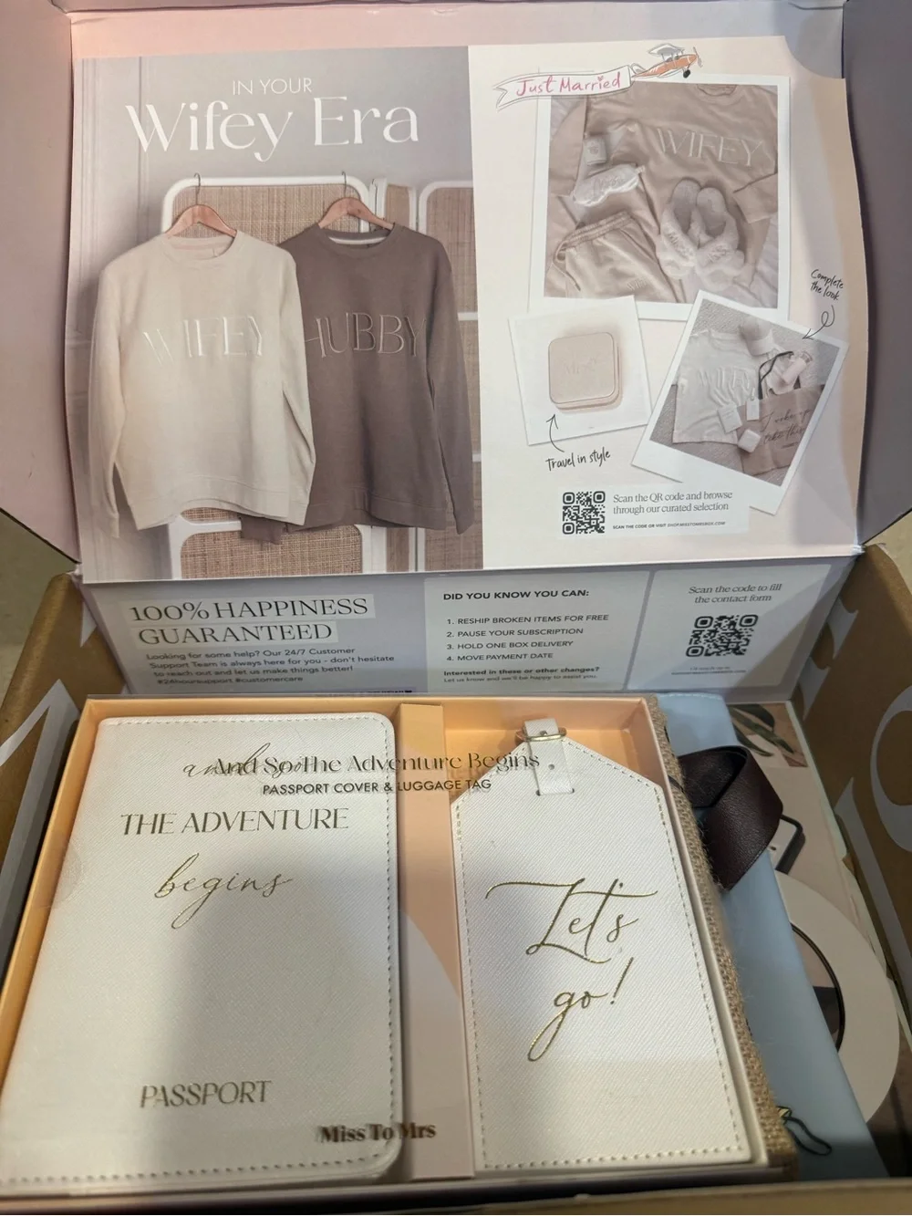 Miss to Mrs. Bridal Box + Honeymoon Travel Set